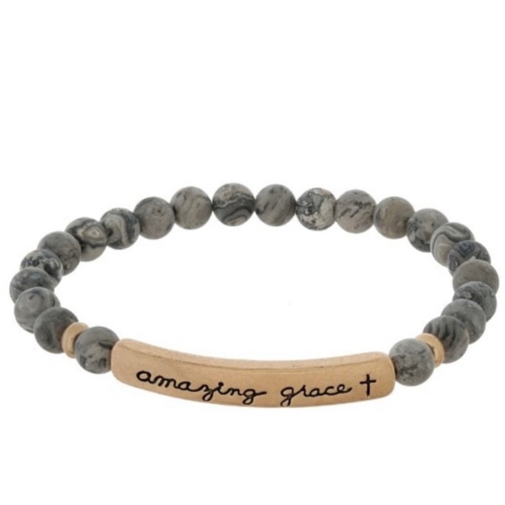 NEW-Amazing Grace ⛪️ Beaded Bracelet